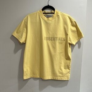 Essentials Men's Short Sleeve Tee in Soft Yellow